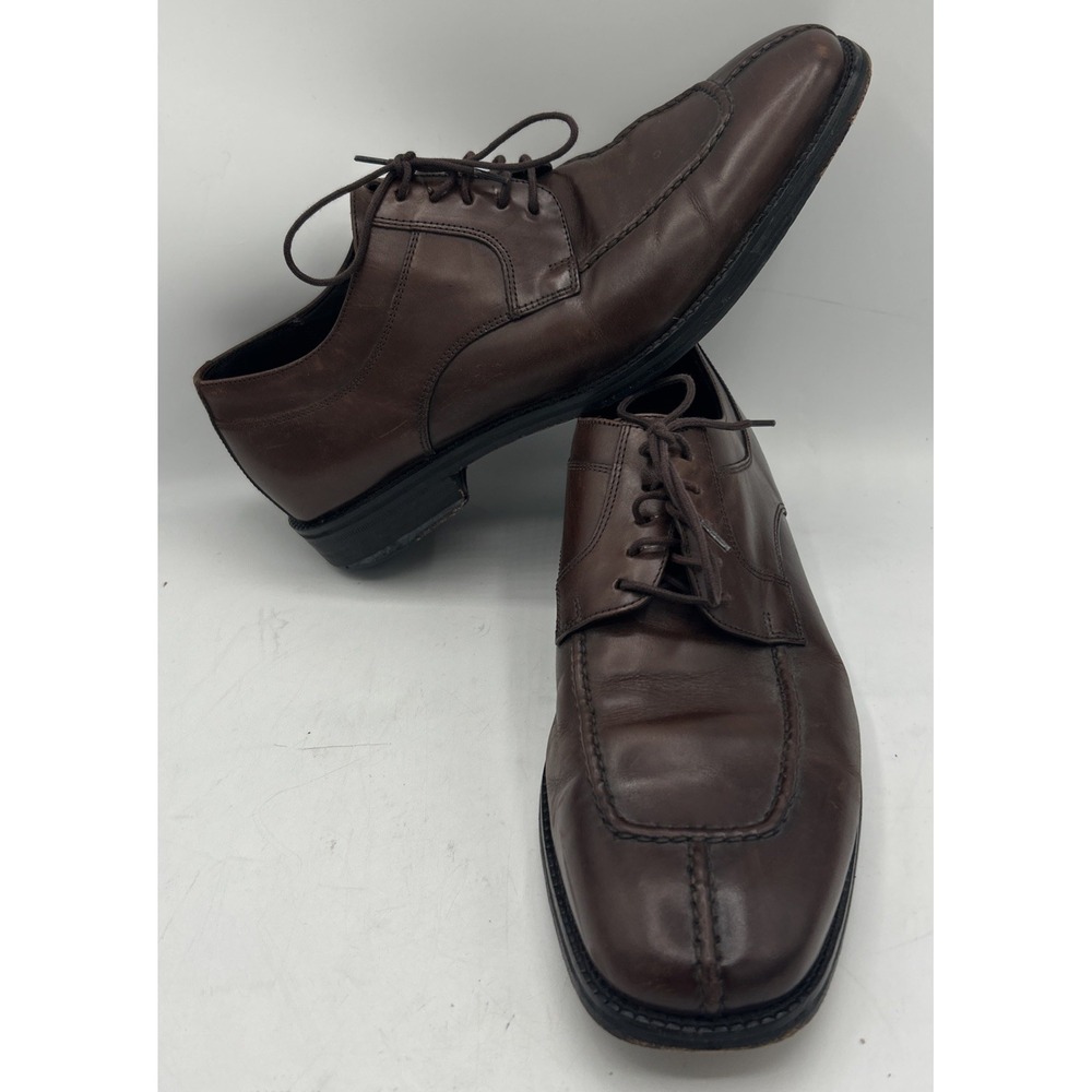 Cole Haan City Dress Shoes Derby Split Toe Brown Leather Men's Size 9M